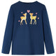 Vidaxl Child's Shirt à manches longues 92 bleu marine