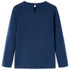 Vidaxl Child's Shirt à manches longues 92 bleu marine