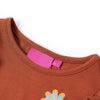 Vidaxl Child's Shirt avec manches longues 92 colored cognac