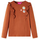 Vidaxl Children's Shirt à manches longues 116 colored cognac
