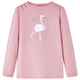 Vidaxl Child's Shirt à manches longues 140 rose clair