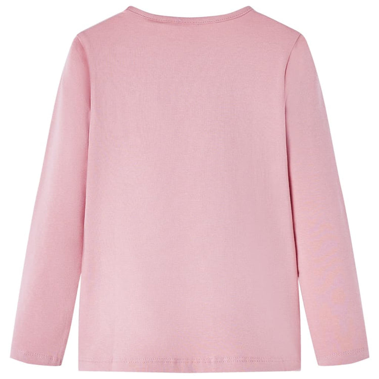 Vidaxl Child's Shirt à manches longues 140 rose clair
