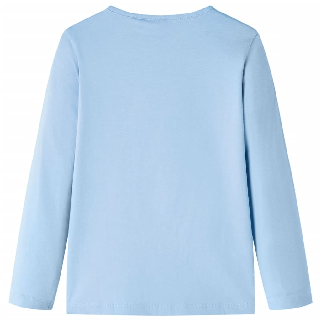 Vidaxl Child's Shirt à manches longues 92 bleu clair