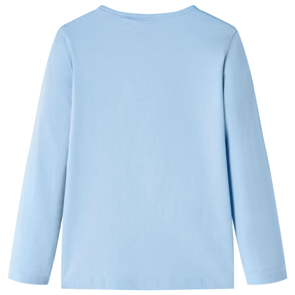 Vidaxl Child's Shirt à manches longues 104 bleu clair