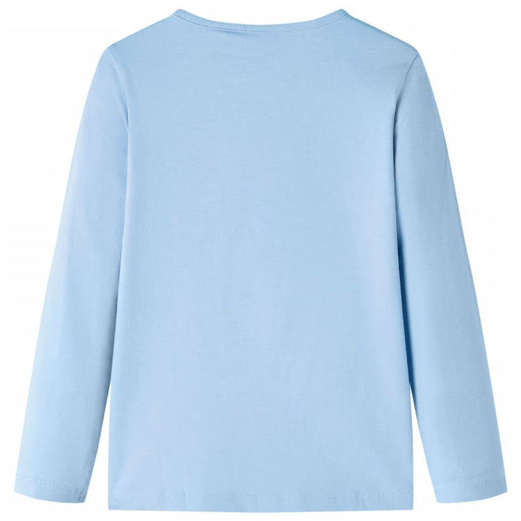 Vidaxl Child's Shirt à manches longues 116 bleu clair
