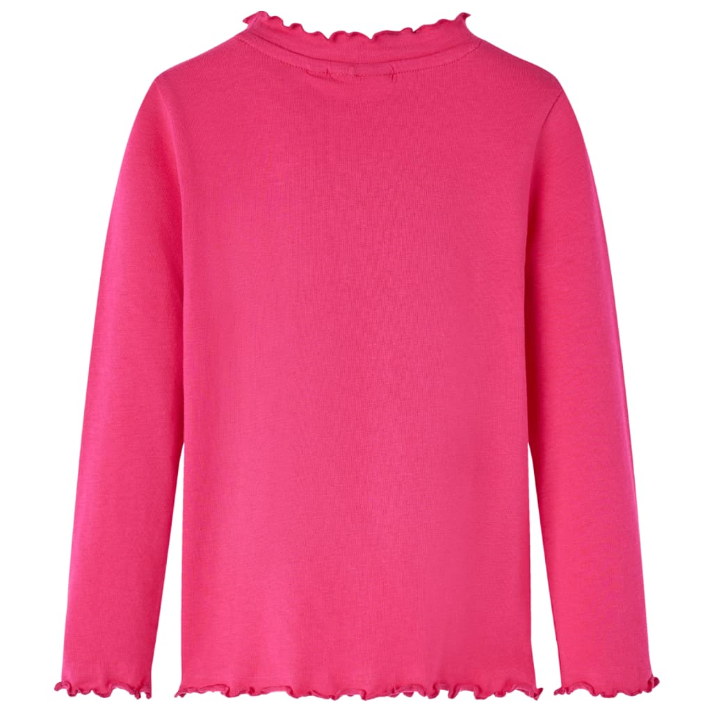 Vidaxl Child's Shirt à manches longues 92 Rose vif