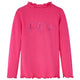Vidaxl Child's Shirt à manches longues 116 rose vif