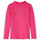 Vidaxl Child's Shirt à manches longues 128 rose vif