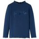 Vidaxl Child's Shirt Long Manches 104 bleu marine