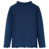 Vidaxl Child's Shirt Long Manches 116 Navy Bleu