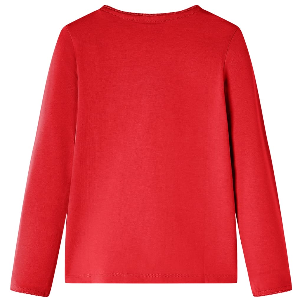 Vidaxl Children's Shirt à manches longues 92 rouge