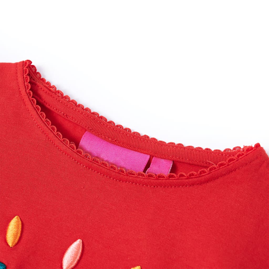 Vidaxl Children's Shirt à manches longues 92 rouge