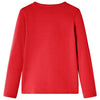 Vidaxl Child's Shirt à manches longues 140 rouge
