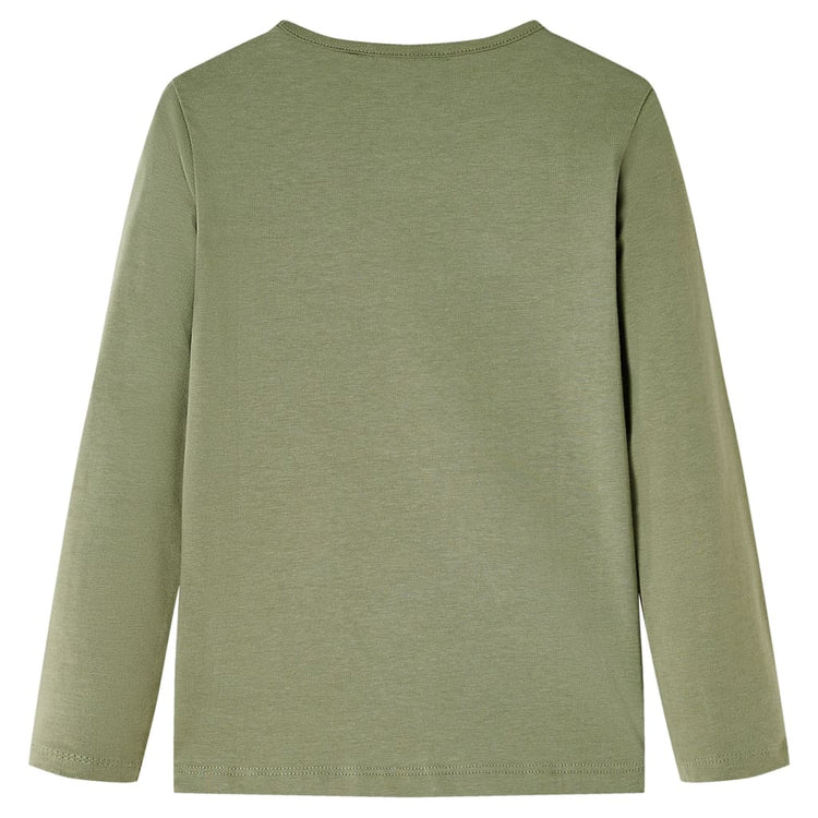 Vidaxl Child's Shirt à manches longues 92 Kakikientig