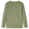 Vidaxl Child's Shirt avec manches longues 140 kack -colored