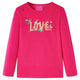 Vidaxl Child's Shirt à manches longues 128 rose vif