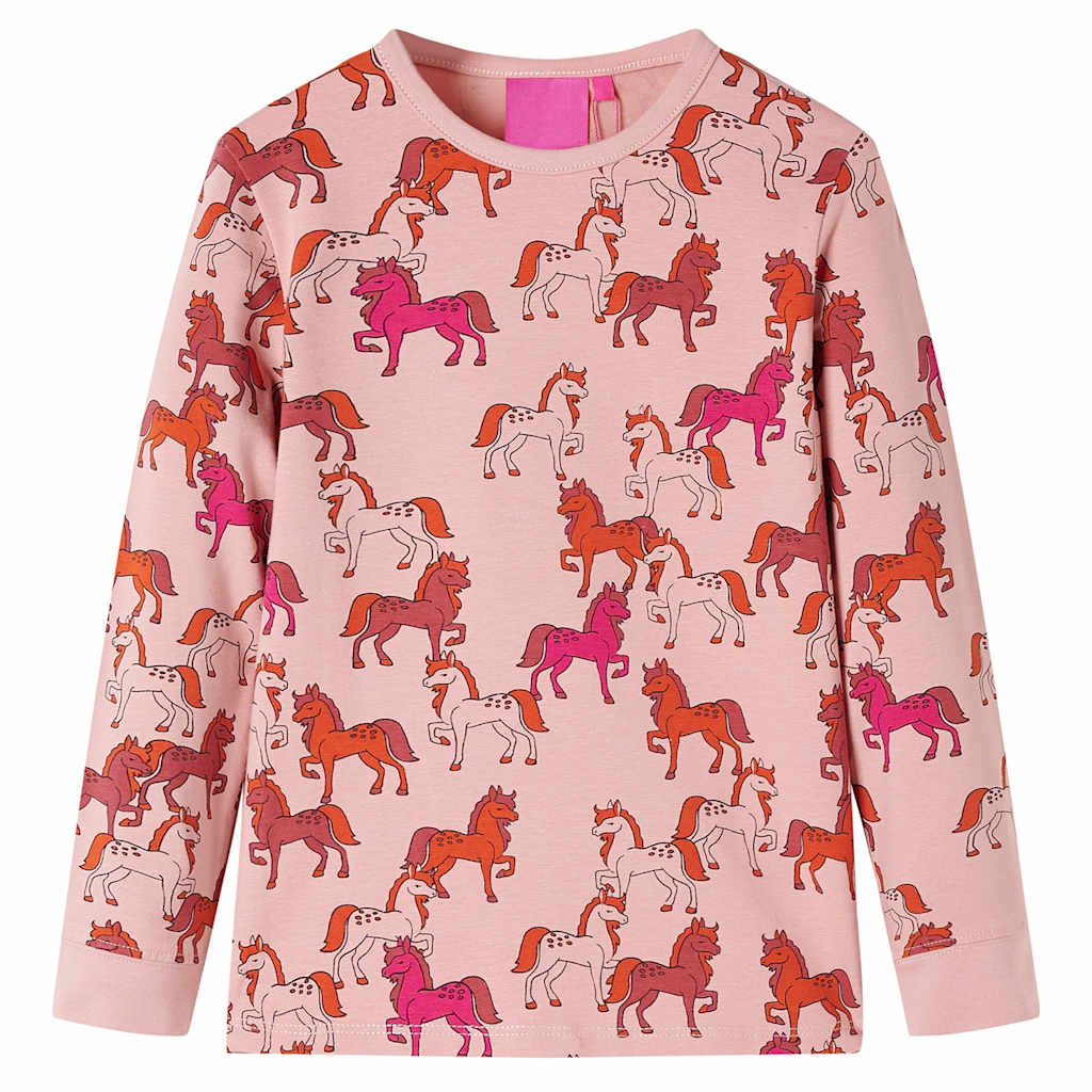 Vidaxl Pyjama pour enfants à manches longues 92 rose clair