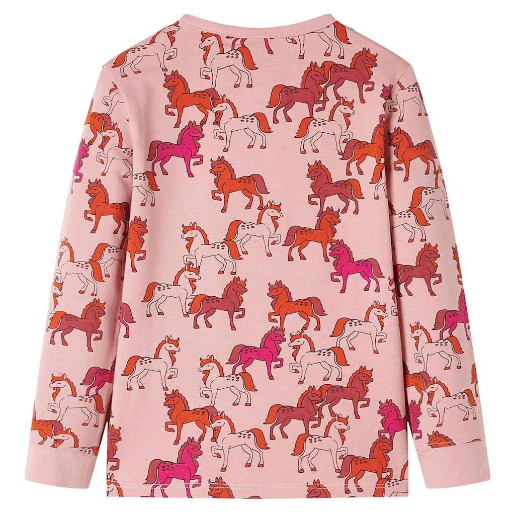 Vidaxl Pyjama pour enfants à manches longues 92 rose clair