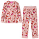 Pajamas pour enfants Vidaxl à manches longues 104 rose clair