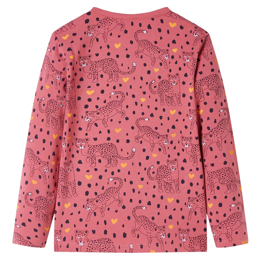 Vidaxl Pyjamas pour enfants à manches longues 92 Old Pink
