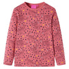 Vidaxl Pyjama pour enfants à manches longues 116 vieux rose
