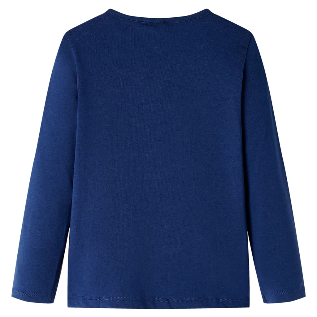 Vidaxl Child's Shirt à manches longues 92 bleu marine