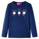 Vidaxl Child's Shirt à manches longues 116 bleu marine