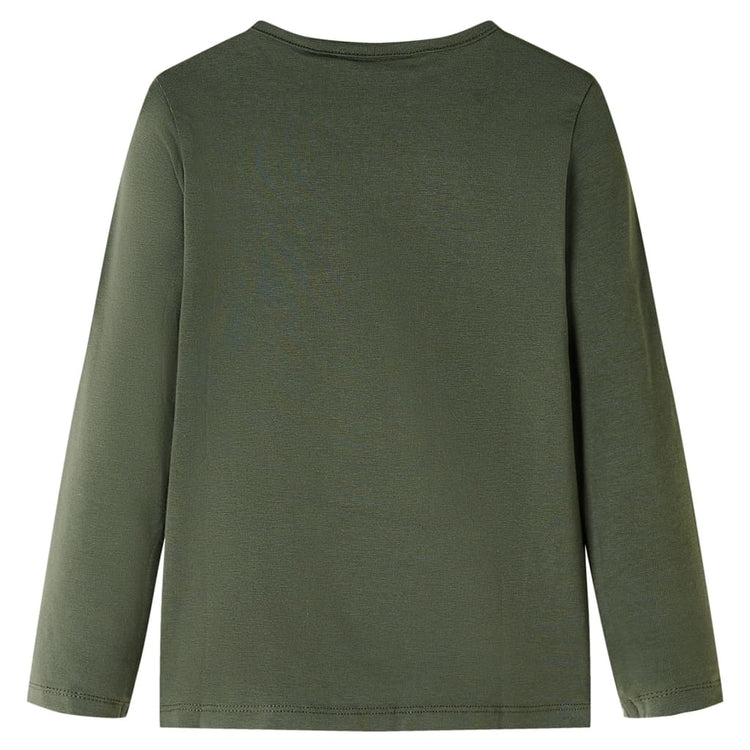 Vidaxl Child's Shirt à manches longues 128 Kakikientig