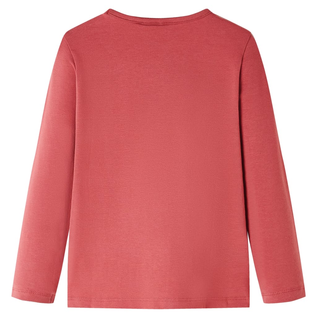 Vidaxl Child's Shirt à manches longues 92 Rose Brown