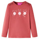 Vidaxl Child's Shirt à manches longues 116 Rose Brown