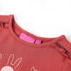 Vidaxl Child's Shirt à manches longues 140 Rose Brown