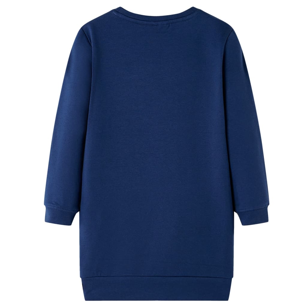 Vidaxl Robe pour enfants 92 bleu marine
