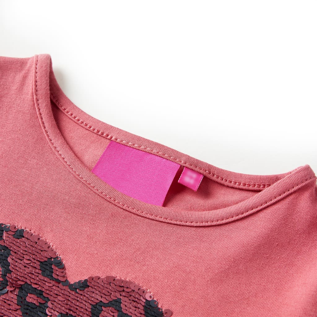 Vidaxl Child's Shirt à manches longues 92 Old Pink