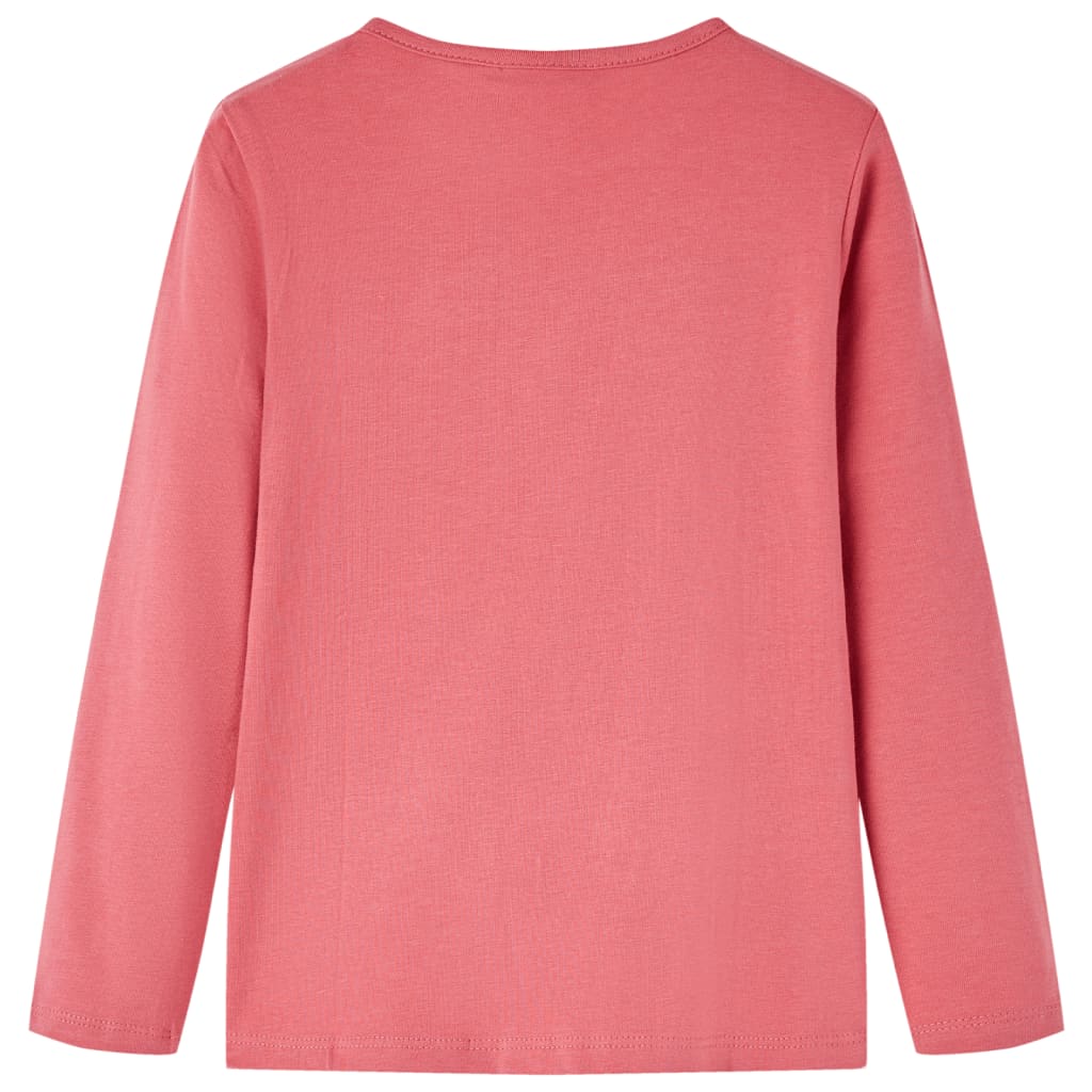 Vidaxl Children's Shirt à manches longues 128 vieux rose