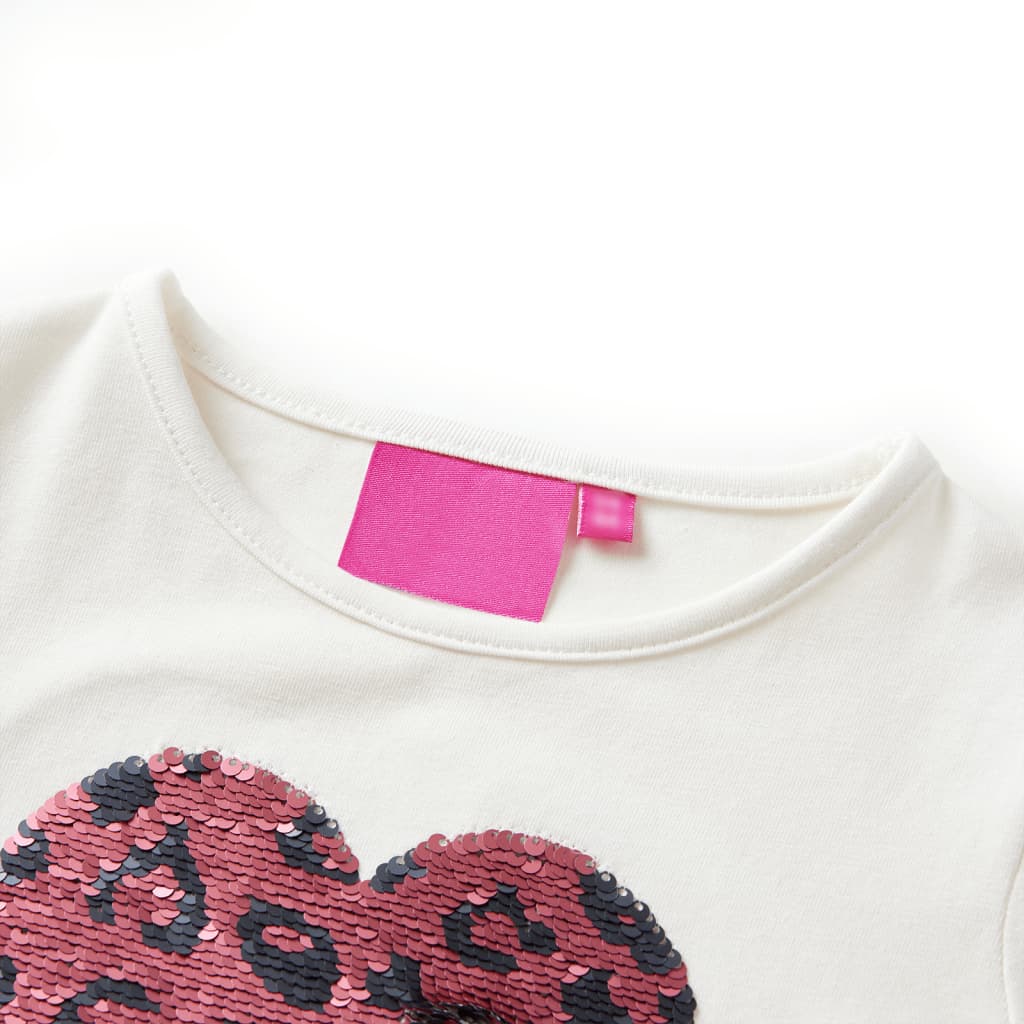 Vidaxl Children's Shirt à manches longues 104 ECRU