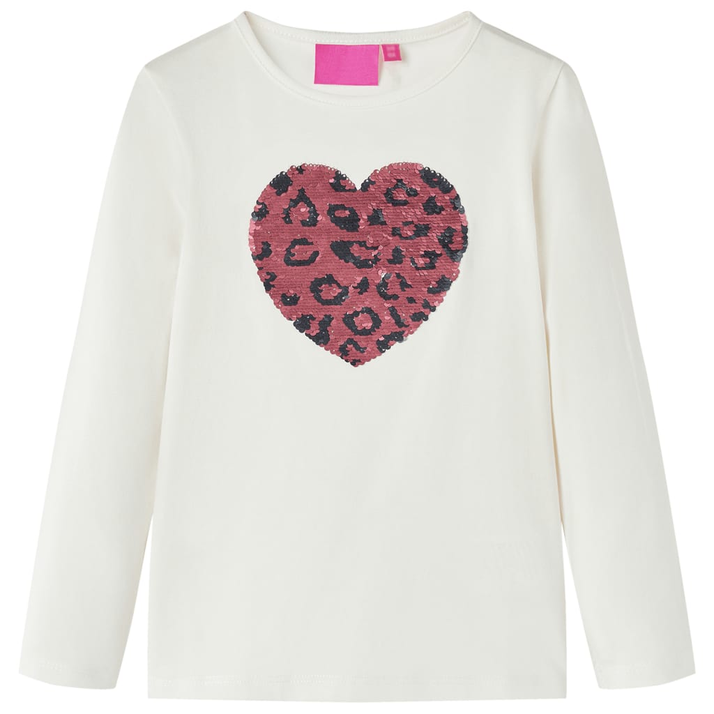Vidaxl Child's Shirt à manches longues 128 ECRU