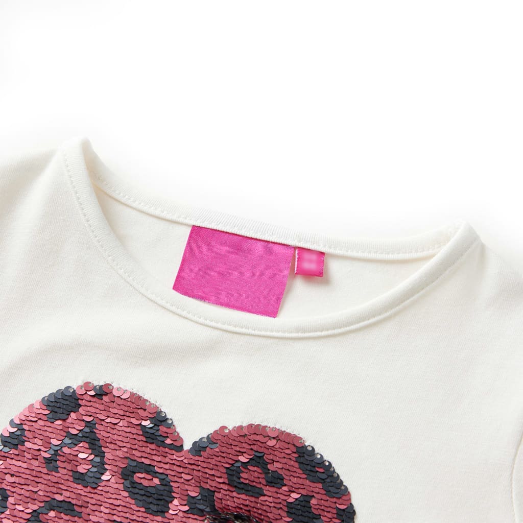 Vidaxl Child's Shirt à manches longues 128 ECRU
