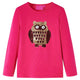 Vidaxl Child's Shirt à manches longues 92 Rose vif