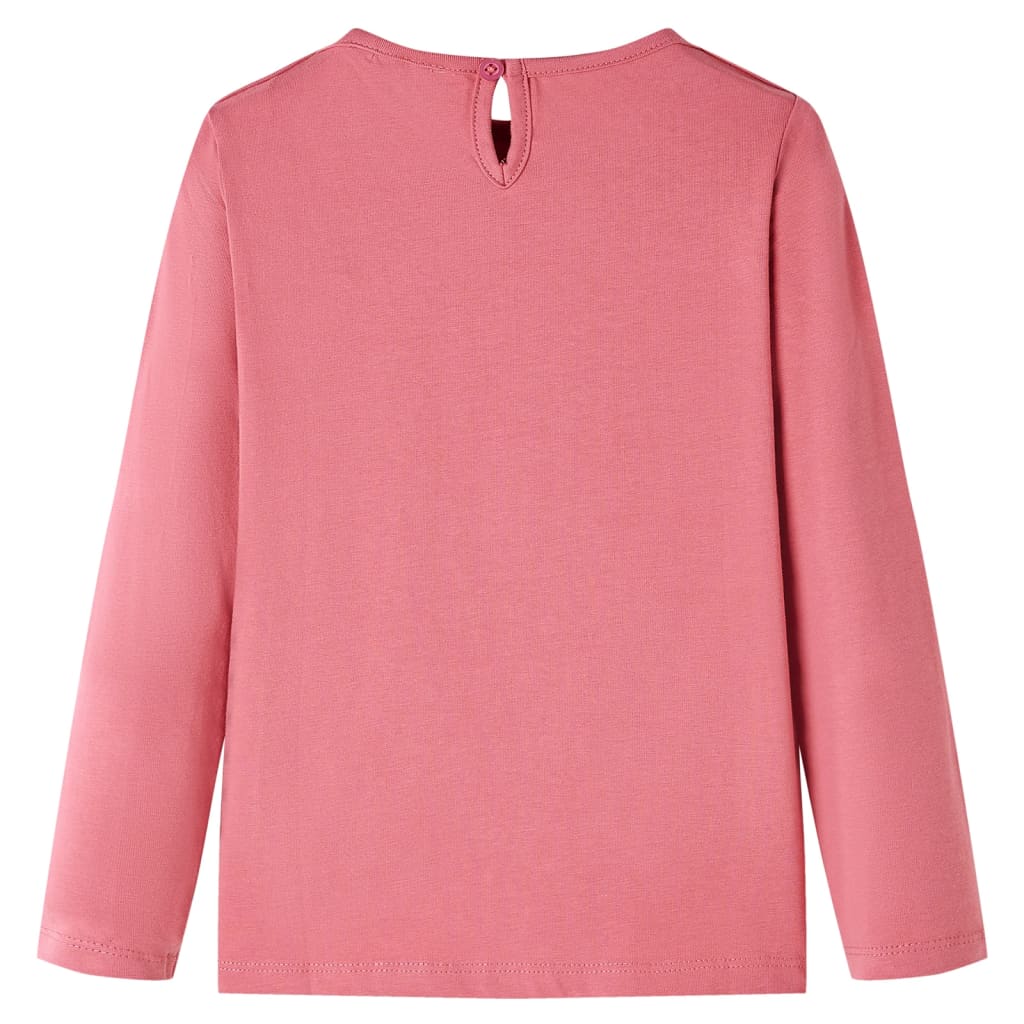 Vidaxl Child's Shirt à manches longues 92 Old Pink