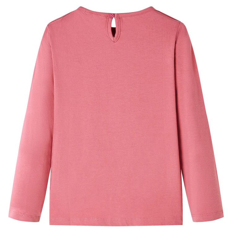 Vidaxl Child's Shirt à manches longues 92 Old Pink