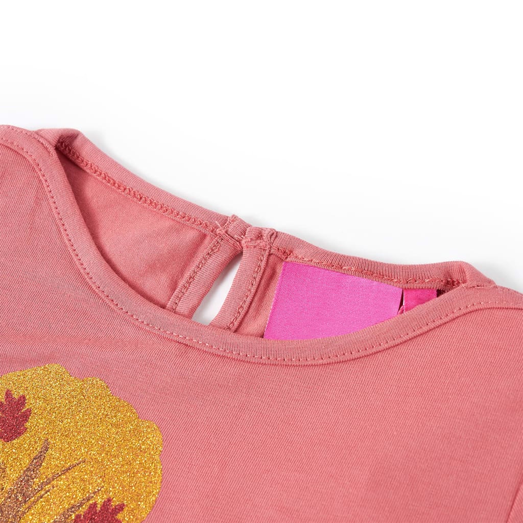 Vidaxl Child's Shirt à manches longues 92 Old Pink