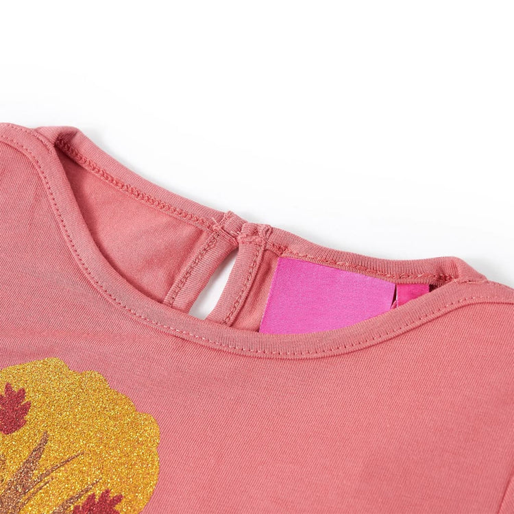 Vidaxl Children's Shirt à manches longues 128 vieux rose