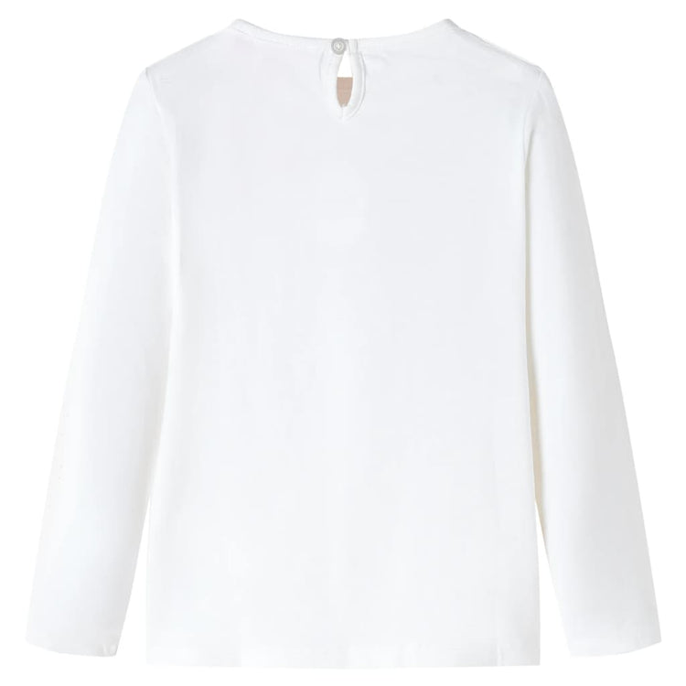 Vidaxl Children's Shirt à manches longues 104 ECRU
