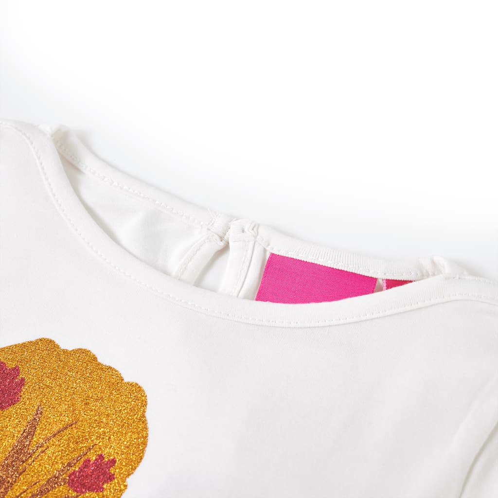 Vidaxl Children's Shirt à manches longues 104 ECRU