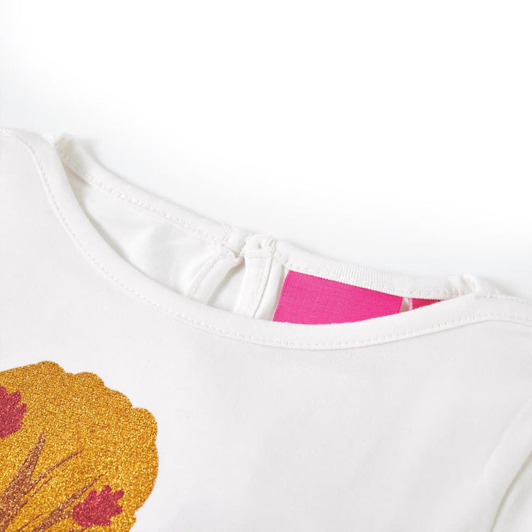 Vidaxl Children's Shirt à manches longues 104 ECRU
