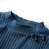 Vidaxl Children's Shirt Ribbed 116 Navy Bleu