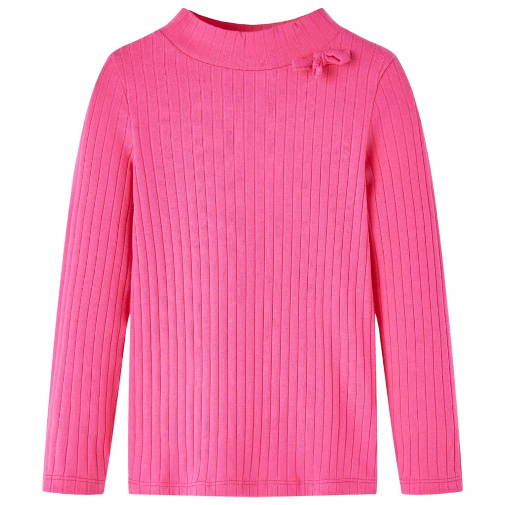 Vidaxl Child's Shirt Ribbed 140 Rose vif