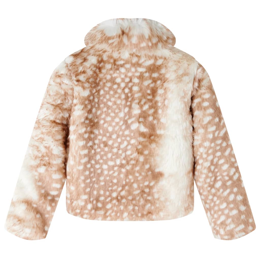 Vidaxl Children's Jacket 116 Art Supply Cognac colored