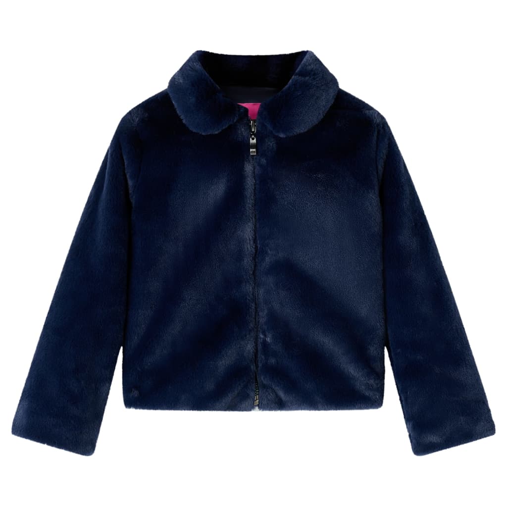 Vidaxl Children's Jacket 116 Art Supply Navy Blue