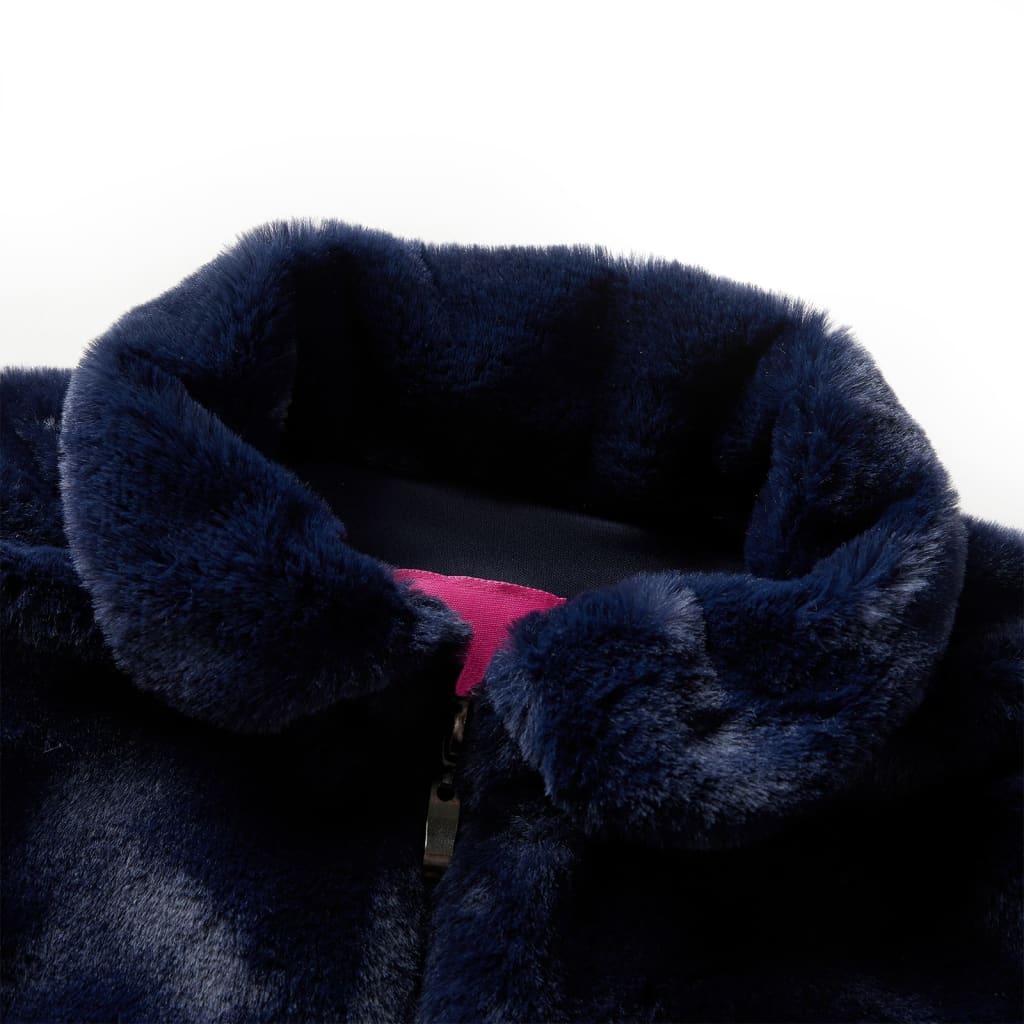 Vidaxl Children's Jacket 116 Art Supply Navy Blue